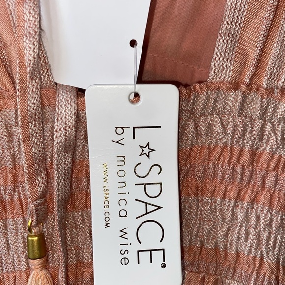 L Space Striped Cover-Up Jumpsuit XS - Picture 4 of 12